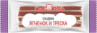 Dog Fest лакомство для собак Сэндвич ягненок и треска
