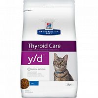 Hill's  Prescription Diet y/d Thyroid Care сухой корм для кошек диетический при заболеваниях щитовидной железы