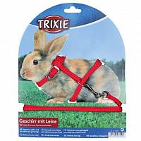 Шлейка для кроликов Trixie с поводком 8мм*1,2м
