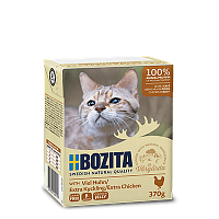 Bozita Tetra Pak Feline Minced Chicken консервы для кошек кусочки в желе рубленая курица