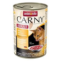 Animonda Carny Adult консервы для взрослых кошек с курицей и уткой