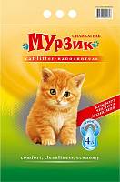 Наполнитель для кошачьего туалета Мурзик Стандарт, желтый (силикагель), 4 л