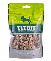 Лакомство для собак Titbit Косточки мясные с индейкой и творогом