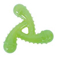 Грызлик Ам Игрушка для собак Звездочка с шипами Dental 11,5 см, Зеленый