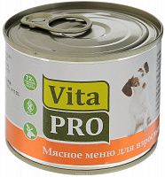 Vita Pro консервы для собак дичь