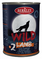 Berkley Wild №2 консервы для собак всех возрастов Ягненок с тыквой, шпинатом и лесными ягодами