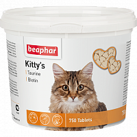 Kitty's + Taurine-Biotine кормовая добавка для кошек Beaphar с биотином и таурином