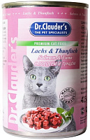 Dr.Clauder`s Premium Cat Food консервы для кошек, лосось и тунец