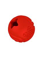 Игрушка для собак Mr.Kranch Мяч красный с ароматом бекона, 6,5 см