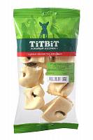 Лакомство для собак TitBit Нос бараний конвертик с руб.бар, мягкая упаковка