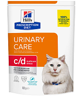 Сухой корм для кошек Hill's C/D Urinary Stress при стрессе, Рыба