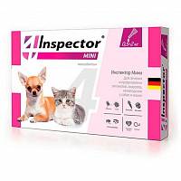 Inspector Mini капли для кошек и собак весом от 0,5 до 2 кг от паразитов