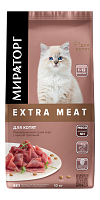 Сухой корм для котят от 1 до 12 месяцев Мираторг Extra Meat с нежной телятиной