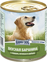 HAPPY DOG Баранина с сердцем, печенью и рубцом