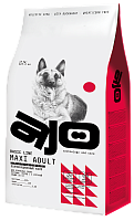 Сухой корм для взрослых собак крупных пород AJO Dog Maxi Adult с гречкой