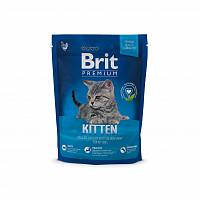Brit Premium Cat Kitten сухой корм для котят со вкусом курицы в лососевом соусе