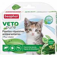 Биокапли для котят Beaphar Veto pure от паразитов