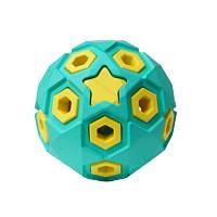 Игрушка для собак HOMEPET SILVER SERIES мяч звездное небо, каучук, Ф 8 см