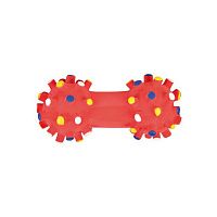 TRIXIE Игрушка для собак "Гантель игольчатая", латекс, 10 см