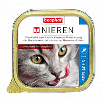 Beaphar Nieren Seelanchs консервы для кошек Полнорационная диета с рыбой сайдой (паштет)