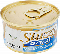 STUZZY "GOLD" для кошек, тунец с кальмарами в собственном соку