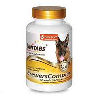 Витамины для крупных собак Unitabs BrewersComplex с Q10, 100 таб
