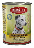 Berkley консервы для собак говядина с картофелем