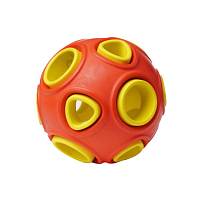 Игрушка для собак HOMEPET SILVER SERIES мяч двухцветный, каучук Ф 7,5 см