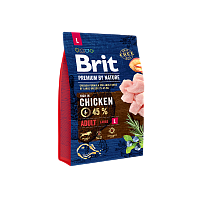 Brit Premium by Nature Adult L корм для взрослых собак крупных пород