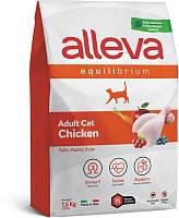 Корм для взрослых кошек Alleva Эквилибриум с курицей 0,4 кг