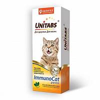 Паста для кошек от 1 года до 8 лет Unitabs, ImmunoCat paste с таурином