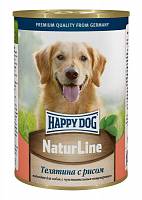 Консервы для собак Happy Dog Natur Line, Телятина и рис