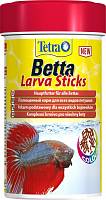Корм для петушков и других лабиринтовых рыб Tetra Betta LarvaSticks в форме мотыля