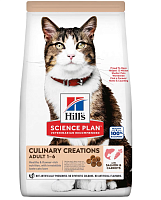 Сухой корм для взрослых кошек Hill's Science Plan Culinary Creations, с лососем и морковью