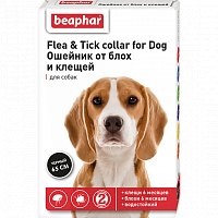 Beaphar Flea & Tick collar for Dog ошейник для собак от блох и клещей