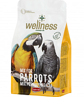 Корм для крупных попугаев PADOVAN Wellness mix for parrots полнорационный