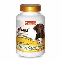 Unitabs SeniorComplex витамины для собак старше 7 лет с Q10