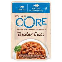 Консервы для кошек Core TENDER CUTS из тунца в виде нарезки в соусе, пауч