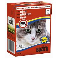 Bozita консервы для кошек кусочки в соусе говядина
