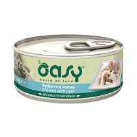 Oasy Wet dog Specialita Naturali Chicken Tuna дополнительное питание для взрослых собак с курицей и тунцомом в консервах - 150 г