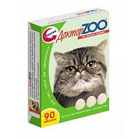 Доктор ZOO витамины для кошек Со вкусом Печени