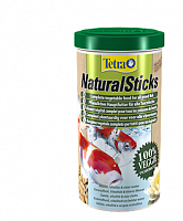 Tetra Natural Sticks растительный корм для прудовых рыб в виде палочек в форме червя