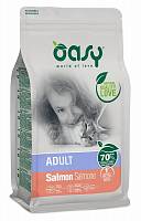 Oasy Dry Cat сухой корм для кошек с лососем - 300 г