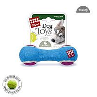 GiGwi игрушка для собак Гантель с пищалкой средняя 18см