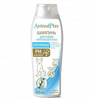 Animal Play шампунь для короткошерстных собак укрепляющий с аллантоином и витаминами