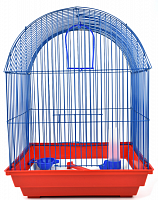 Клетка для птиц Зоомарк большая полукруглая комплект 35*28*52 см