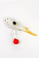 Beeztees игрушка для птиц попугай пластиковый на кольце