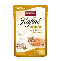 Animonda Rafine Soupe Adult консервы для кошек со вкусом коктейля из мяса домашней птицы в сливочном соусе (пауч)