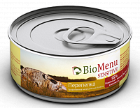 BioMenu Sensitive консервы для кошек мясной паштет с Перепелкой 95% мясо