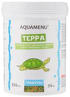 Аква Меню основной корм для водных черепах Терра в виде плавающих гранул 